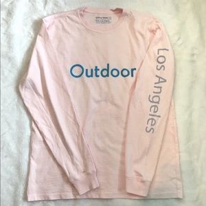 Outdoor Voices baby pink long sleeve